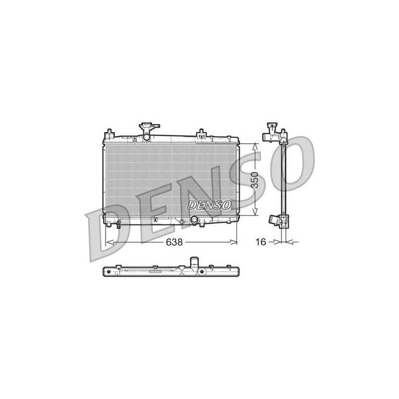 RADIATORI TOYOTA YARIS I (P1) 1999 2005 OEM 1640033070