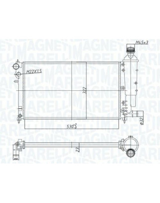 RADIATORI CITROEN SAXO (S0/S1) 1996 1999 OEM 1330A7
