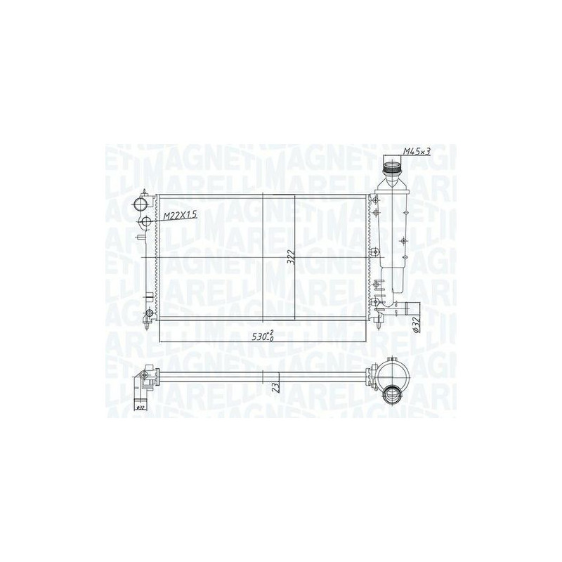 RADIATORI CITROEN SAXO (S0/S1) 1996 1999 OEM 1330A7
