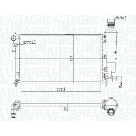 RADIATORI CITROEN SAXO (S0/S1) 1996 1999 OEM 1330A7