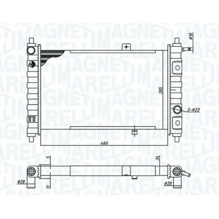 RADIATORI DAEWOO MATIZ (M100/M150) 1998 2000 OEM 96314162