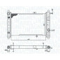 RADIATORI DAEWOO MATIZ (M100/M150) 1998 2000 OEM 96314162