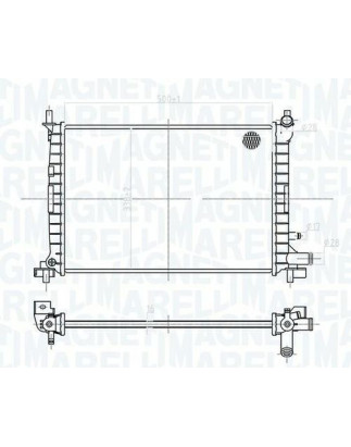 RADIATORI FORD FIESTA (JA) 1996 1999 OEM 1098806