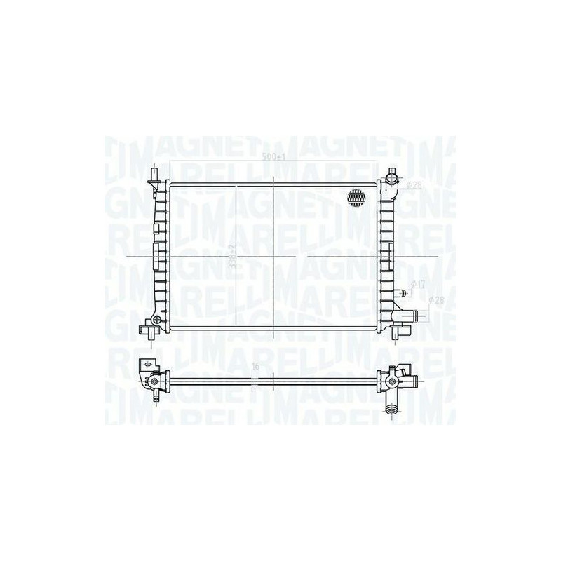 RADIATORI FORD FIESTA (JA) 1996 1999 OEM 1098806