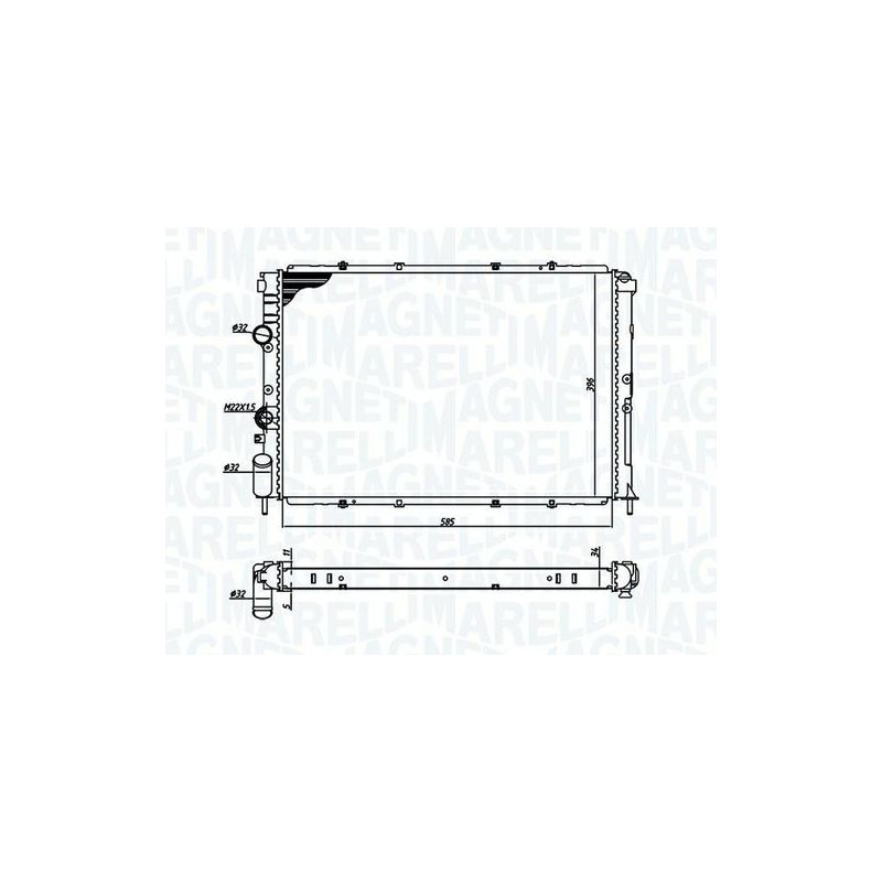 RADIATORI RENAULT MEGANE COUPE-CABRIO (EA0/EA1) 1996 1998 OEM 7700838133