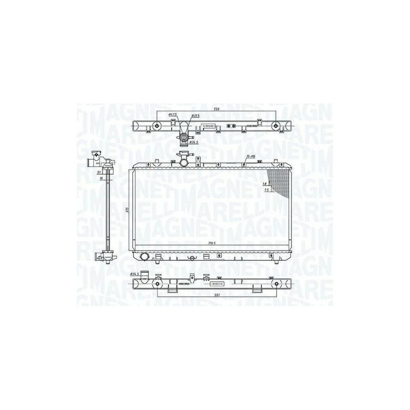 RADIATORI FIAT SEDICI (189) 2007  OEM 1770079J00