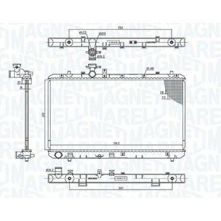 RADIATORI FIAT SEDICI (189) 2007 OEM 1770079J00