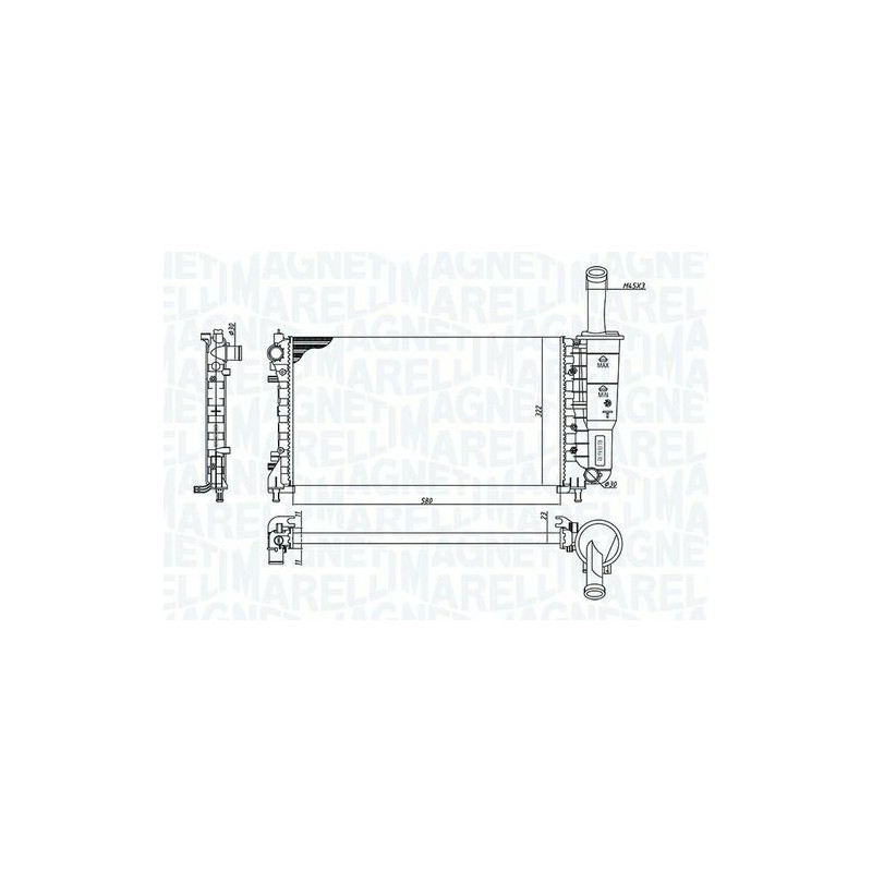RADIATORI FIAT PUNTO (188) 2003 2011 OEM 51723827