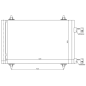 CONDENSATORE DIESEL CITROEN BERLINGO (B9) 2008 2015