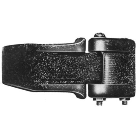 CHIUSURA COFANO GANCIO CAPOTE IN PLASTICA NERO FIAT 500 F / L / R 1965 1975 OEM 4138496