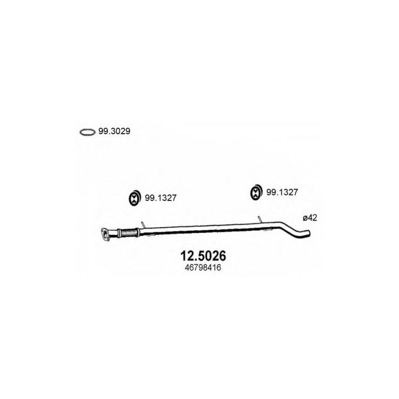 TUBO INTERMEDIO OEM 46798416