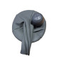 POMELLO E CUFFIA CAMBIO GRIGIO 5 FIAT PANDA (169) 2003 2014 OEM 735446224