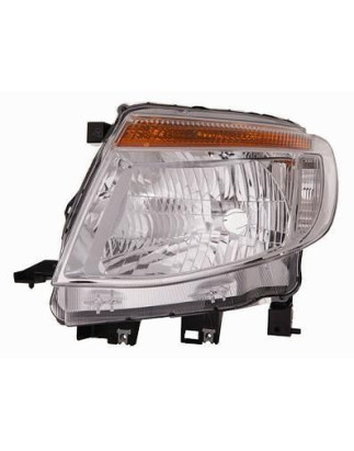 FARO FANALE PROIETTORE DX H4 CROMATA FORD RANGER (TKE) 2012 2015 OEM 1734807