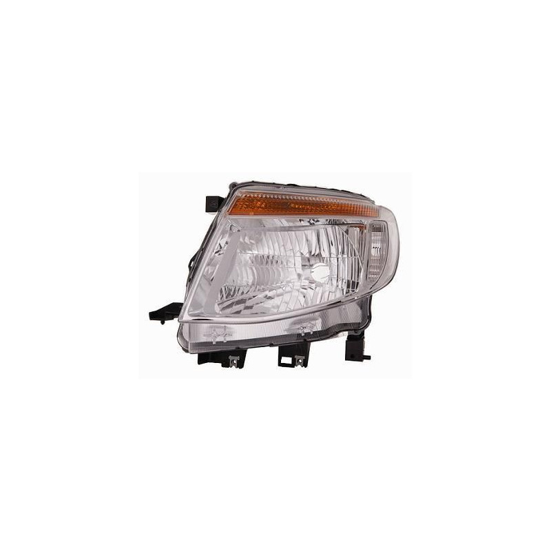 FARO FANALE PROIETTORE DX H4 CROMATA FORD RANGER (TKE) 2012 2015 OEM 1734807
