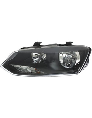 FARO SX 2H7 C/MOT EL VW POLO 09/09  MASCHERINA NERA