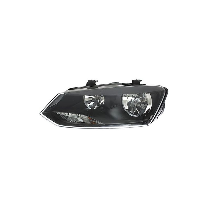 FARO SX 2H7 C/MOT EL VW POLO 09/09  MASCHERINA NERA