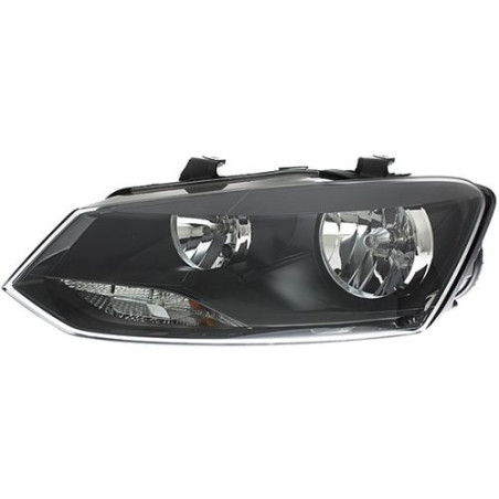FARO SX 2H7 C/MOT EL VW POLO 09/09  MASCHERINA NERA