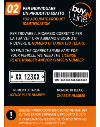 GUIDA PIANALE DX/SX FIAT 500 F / L / R 1965 1975