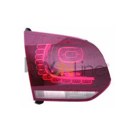 FANALE POST SX ROSSO SCURO SENZA LED LED INTERNO VOLKSWAGEN GOLF VI (5K1) 2008 2013 OEM 5K0945093P