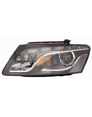 FARO FANALE PROIETTORE SX XENON LED NERA LED AUDI Q5 (8RB) 2008 2012 OEM 8R0941029AF