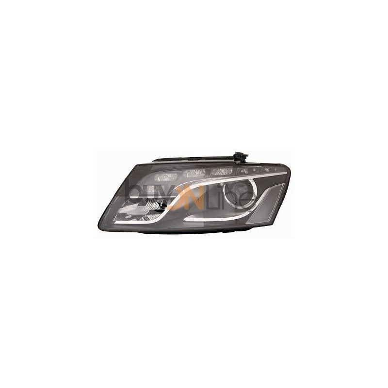 FARO FANALE PROIETTORE SX XENON LED NERA LED AUDI Q5 (8RB) 2008 2012 OEM 8R0941029AF