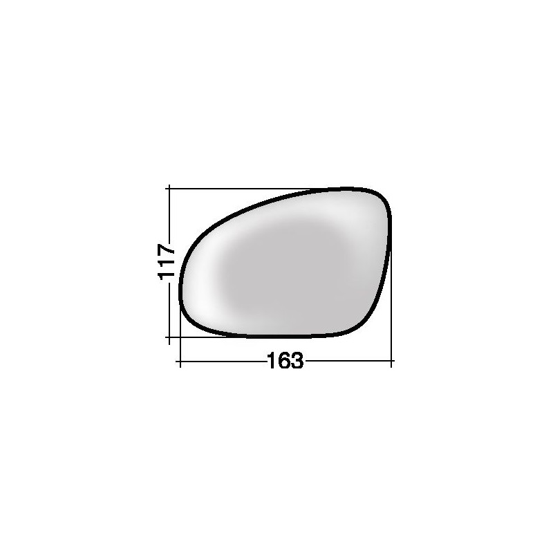 VETRO CON PIASTRA SX SEAT ALHAMBRA (7V8/7V9) 1995 2010 OEM 1K0857521K