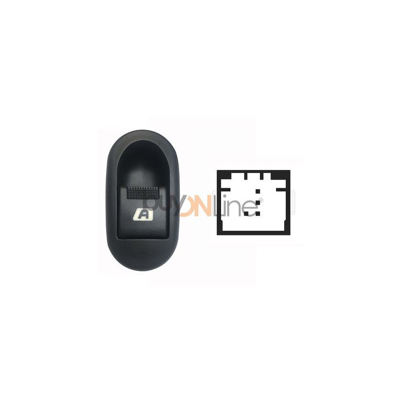 INT ALZACRISTRALLO SX 4 1 CITROEN C2 (JM) 2003 2008 OEM 6554L7