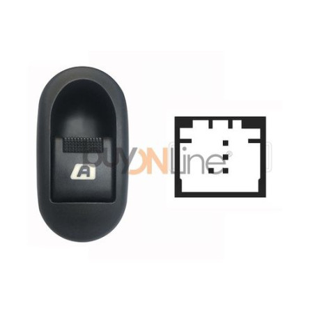 INT ALZACRISTRALLO SX 4 1 CITROEN C2 (JM) 2003 2008 OEM 6554L7