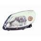 FARO FANALE PROIETTORE SX H4 CROMATA ELETTRICA DACIA SANDERO I (BS) 2008 2012 OEM 8200733878