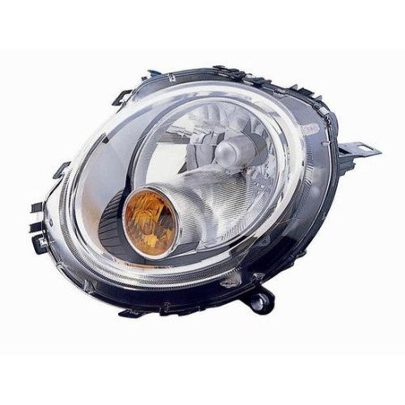 FARO FANALE PROIETTORE DX H4 ARANCIO MINI CABRIO (R57) 2008 2010 OEM 63122751264