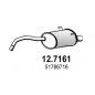 SILENZIATORE POST FIAT 500 (312) 2007 2015 OEM 51786716