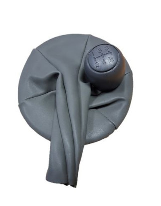 POMELLO E CUFFIA CAMBIO GRIGIO 5 FIAT PANDA (169) 2003 2014 OEM 735446224