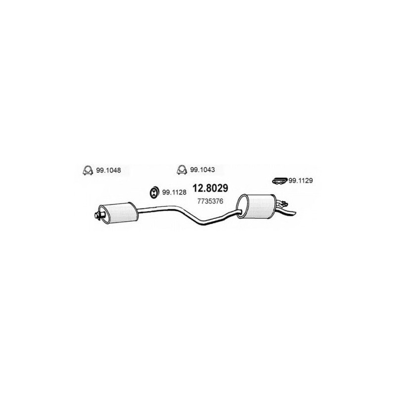 GRUPPO FIAT PUNTO (176) 1995 1999 OEM 7735376