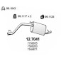 SILENZIATORE POST FIAT PANDA (141) 1982 1986 OEM 7601273