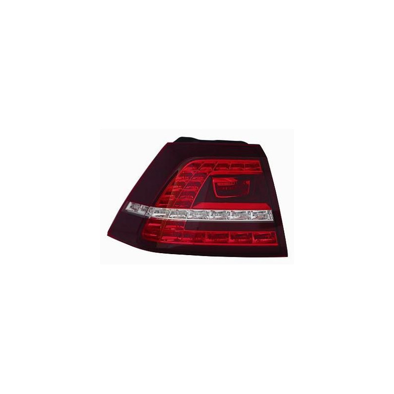 FANALE POST SX BIANCO/ROSSO CON LED VOLKSWAGEN GOLF VII (5G1) 2013 2016 OEM 5G0945207