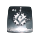 VETRO CON PIASTRA DX CROMATO OPEL COMBO (TF0/TF1) 2000 2012 OEM 13148969