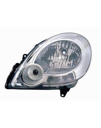 FARO FANALE PROIETTORE DX H4 ELETTRICA RENAULT KANGOO (KW0/KW1) 2008 2013 OEM 7701068178