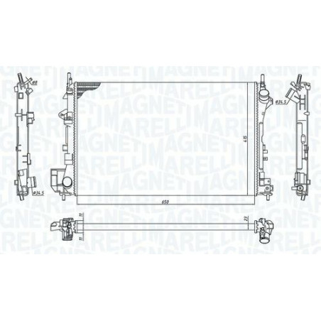 RADIATORI OPEL SIGNUM (Z03) 2003 2006 OEM 1300244