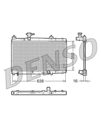 RADIATORI TOYOTA YARIS I (P1) 1999 2005 OEM 1640033070