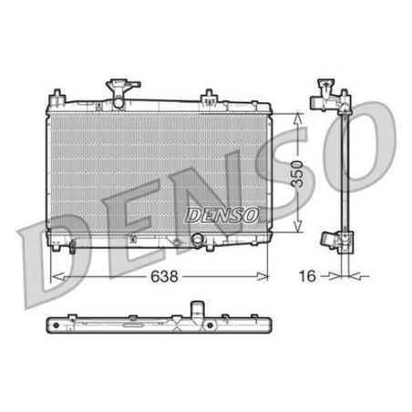 RADIATORI TOYOTA YARIS I (P1) 1999 2005 OEM 1640033070
