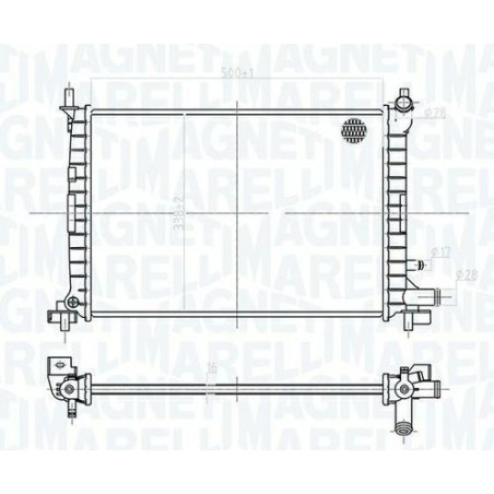 RADIATORI FORD FIESTA (JA) 1996 1999 OEM 1098806