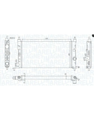 RADIATORI OPEL COMBO (TF0/TF1) 1993 2000 OEM 1300149