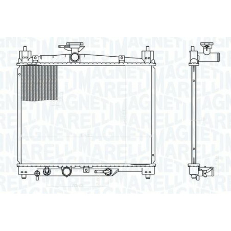 RADIATORI TOYOTA YARIS I (P1) 1999 2005 OEM 1640023090