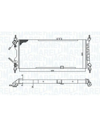 RADIATORI OPEL COMBO (TF0/TF1) 1993 2000 OEM 1300151