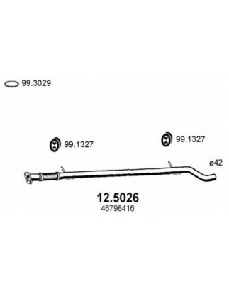 TUBO INTERMEDIO OEM 46798416
