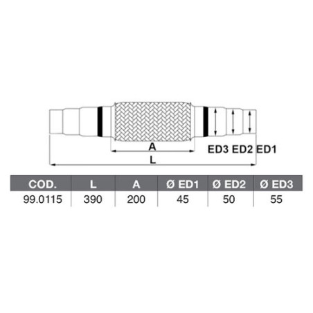 FLESSIBILE MOD BICONO 55 50 45