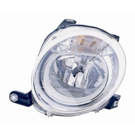 FARO FANALE PROIETTORE SX H7 ELETTRICA FIAT 500 (312) 2007 2015 OEM 51787492
