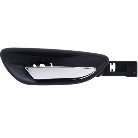 MANIGLIA APRIPORTA INTERNA NERA CON LEVA CROMATA ANT/POST SX FIAT BRAVO (198) 2007 2014 OEM 735490182