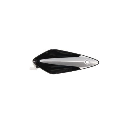 MANIGLIA PORTA EST ARGENTO-NERA ANT SX HONDA CIVIC H/B-L/B (FN/FK) 2006 2012 OEM 72180SMGG04ZD