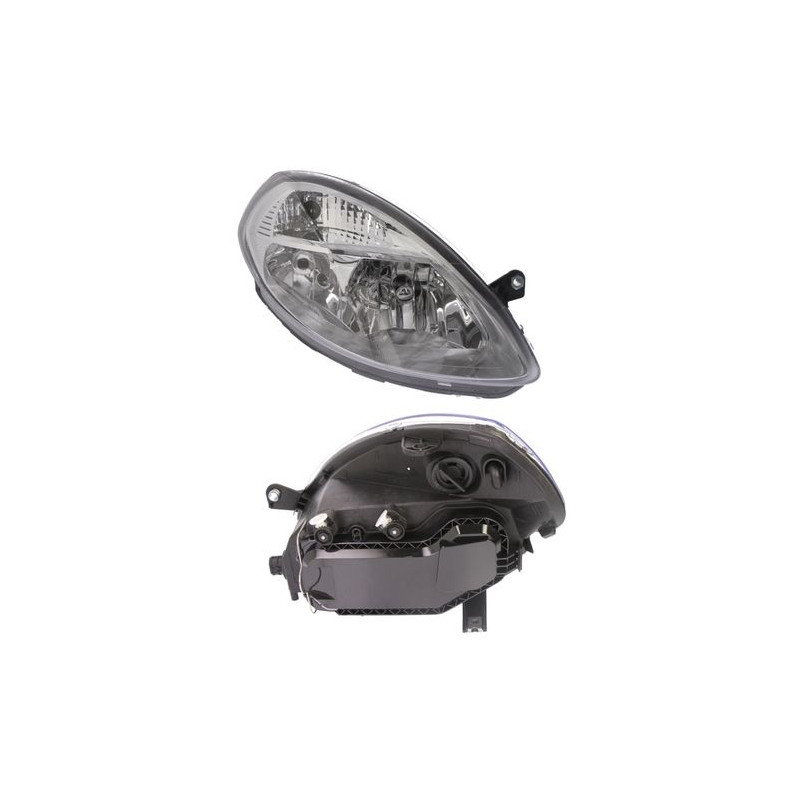 FARO FANALE PROIETTORE SX H7,H3 LATERALE ELETTRICA LANCIA MUSA (350) 2003 2013 OEM 51747130